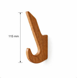 Off The Grain Coat Hook -Oak  Wall Mounted Coat Hook - Wooden  Hallway Storage - thumbnail 5