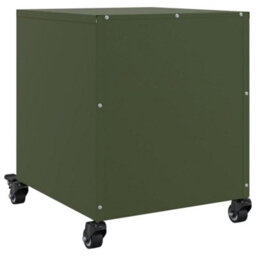 Berkfield Bedside Cabinets 2 Pcs Olive Green 36X39X43.5 Cm Steel - thumbnail 8