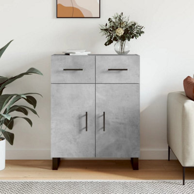 Berkfield Sideboard Concrete Grey 69.5X34X90 Cm Engineered Wood - image 1