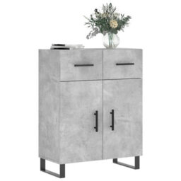 Berkfield Sideboard Concrete Grey 69.5X34X90 Cm Engineered Wood - thumbnail 3