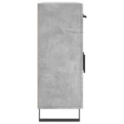 Berkfield Sideboard Concrete Grey 69.5X34X90 Cm Engineered Wood - thumbnail 7
