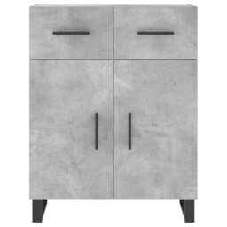 Berkfield Sideboard Concrete Grey 69.5X34X90 Cm Engineered Wood - thumbnail 6