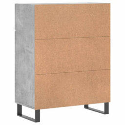 Berkfield Sideboard Concrete Grey 69.5X34X90 Cm Engineered Wood - thumbnail 8