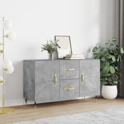 Vidaxl Sideboard Concrete Grey 100X36X60 Cm Engineered Wood - thumbnail 1