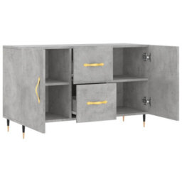 Vidaxl Sideboard Concrete Grey 100X36X60 Cm Engineered Wood - thumbnail 5