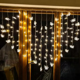 Urbn-Living Multicoloured - Led Fairy Curtain Lights - Butterfly Design - thumbnail 7