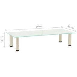 Walplus Tv Stand Frosted 80X35X17 Cm Tempered Glass - thumbnail 5