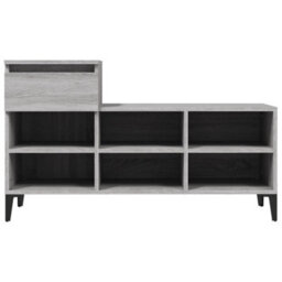 Berkfield Modern Shoe Cabinet Grey Sonoma 102X36X60 Cm Engineered Wood - thumbnail 6