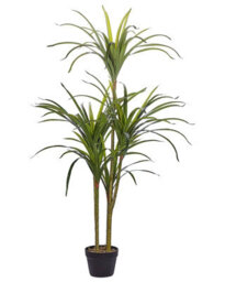 Beliani Artificial Dracaena 147Cm Tall Potted Indoor Plant - Maintenance-Free - thumbnail 1