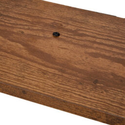 Living And Home Four-Layer Dark Wood Wall-Mounted Floating Shelves With Wire Storage Baskets - thumbnail 8