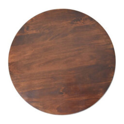 Artisan Furniture Solid Wood California Walnut Central Table With Ball Feet, Dark Brown - thumbnail 7