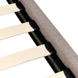 Beliani Bed Fabric Corio 180 X 200 Cm (Eu Super King) Taupe - thumbnail 7