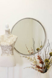 Mirroroutlet Large Silver Circular Bevelled Wall Mirror 80Cm X 80Cm - thumbnail 2