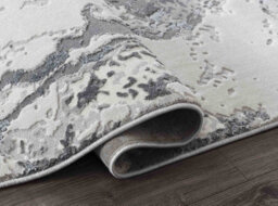 Picasso Modern Waterflow Abstract Area Rugs Silver 120X170 Cm - thumbnail 3