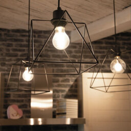Luminosa Lighting Luminosa Brooklyn 4 Light Cluster Pendant Ceiling Light Black 250Cm - thumbnail 2