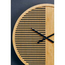 Orsina Easily Maintained Large Wooden Wall Clock, Large Wood Dial Clock In Kitchen, Contemporary Large Wall Clock - thumbnail 5
