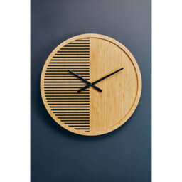 Orsina Easily Maintained Large Wooden Wall Clock, Large Wood Dial Clock In Kitchen, Contemporary Large Wall Clock - thumbnail 4