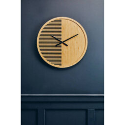 Orsina Easily Maintained Large Wooden Wall Clock, Large Wood Dial Clock In Kitchen, Contemporary Large Wall Clock - thumbnail 3