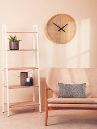 Orsina Easily Maintained Large Wooden Wall Clock, Large Wood Dial Clock In Kitchen, Contemporary Large Wall Clock - thumbnail 9