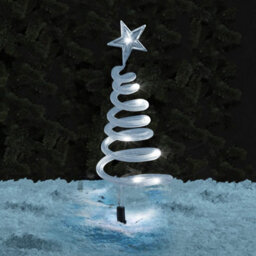 Set Of 4 Led Spiral Tree Path Finder Lights, Christmas Decoration Lights With White Or Multi-Colored Options - thumbnail 3
