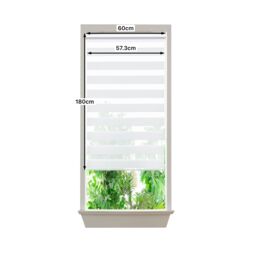 GoodHome Elin Corded Off White Day & Night Roller Blind (W)60Cm (L)180Cm - thumbnail 5