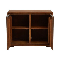 Orsina Two Door Sheesham And Acacia Sideboard, Solid Sheesham And Acacia Wood Cabinet, Modern Buffet - thumbnail 5