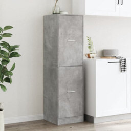 Walplus Apothecary Cabinetâ Concrete Grey 40X41X144.5 Cm Engineered Wood - thumbnail 4