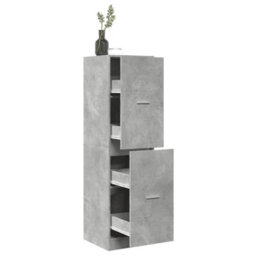 Walplus Apothecary Cabinetâ Concrete Grey 40X41X144.5 Cm Engineered Wood - thumbnail 1