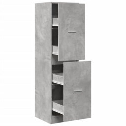 Walplus Apothecary Cabinetâ Concrete Grey 40X41X144.5 Cm Engineered Wood - thumbnail 2