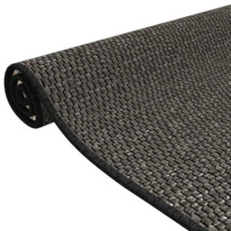 Berkfield Carpet Runner Sisal Look Anthracite 80X150 Cm - thumbnail 5