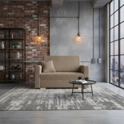 Viva Piano Ii Sofa Bed With Bedding Storage Freestanding Upholstered Back Wooden Legs 133X100X85Cm Beige - thumbnail 2