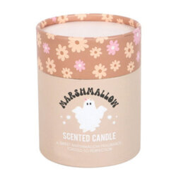 Something Different Ghost Toasted Marshmallow Scented Candle Pink/white (One Size) - thumbnail 3