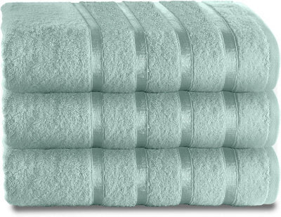 Gc Gaveno Cavailia 3 Piece Kensington Bath Sheet 80X140 Duck Egg 500 Gsm Quick Dry & Water Absorbent Towel - image 1