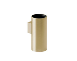 Cosmic Wall Mounted Toothbrush Holder, Brushed Gold, Stainless Steel, Architect S+ Collection