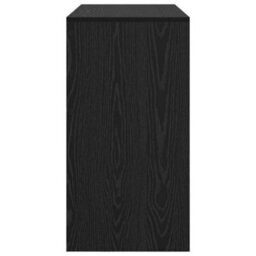 Berkfield Modern Black Oak Writing Desk Black Oak Engineered Wood 100 X 40 X 76 Cm - thumbnail 6