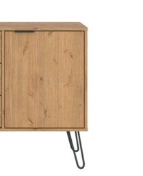 Core Products Augusta Industrial Pine Sideboard 1 Door, 3 Drawers H73.6Cm X W90.0Cm X D43.0Cm - thumbnail 6