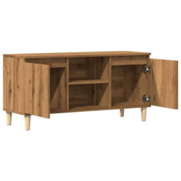 Berkfield Tv Cabinet Artisan Oak 102X35X50 Cm Engineered Wood - thumbnail 9