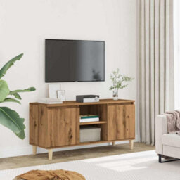 Berkfield Tv Cabinet Artisan Oak 102X35X50 Cm Engineered Wood - thumbnail 3