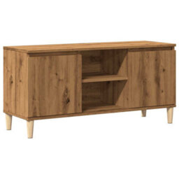 Berkfield Tv Cabinet Artisan Oak 102X35X50 Cm Engineered Wood - thumbnail 2