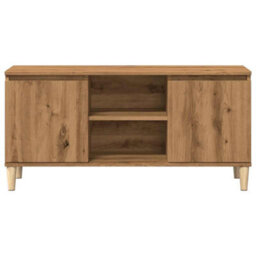 Berkfield Tv Cabinet Artisan Oak 102X35X50 Cm Engineered Wood - thumbnail 4