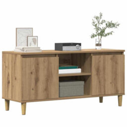 Berkfield Tv Cabinet Artisan Oak 102X35X50 Cm Engineered Wood - thumbnail 1