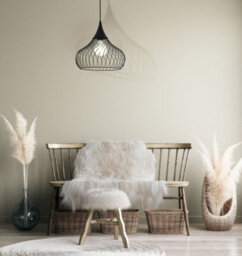 Stylish Black Steel Wire Hanging Pendant Light For Hallway - 1 X 60W E27 - thumbnail 3