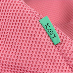 Icon Gaming Performance Mesh Xl Recliner Bean Bag And Footstool, Light Pink - thumbnail 5