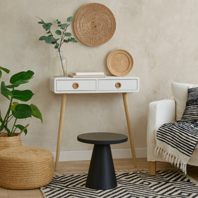 Wyld Haus Hanover Off White Mid-Century Console Table 650 X 300 X 755 mm - image 1