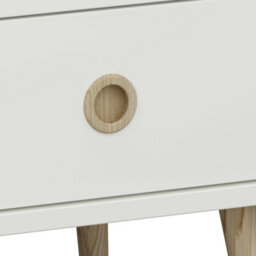 Wyld Haus Hanover Off White Mid-Century Console Table 650 X 300 X 755 mm - thumbnail 6