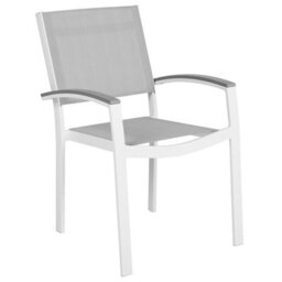 Beliani Set Of 4 Garden Chairs Pereta Metal Grey - thumbnail 4