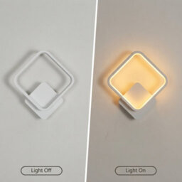 Led Wall Light 3000K Warm White Modern Square Sconce Lamp - thumbnail 3