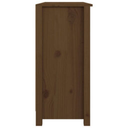 Berkfield Sideboard Honey Brown 100X35X74 Cm Solid Wood Pine - thumbnail 8
