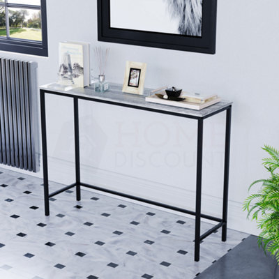 Lassic Vida Designs Brooklyn Grey Industrial Console Table Hallway Furniture - image 1