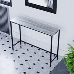 Lassic Vida Designs Brooklyn Grey Industrial Console Table Hallway Furniture - thumbnail 6